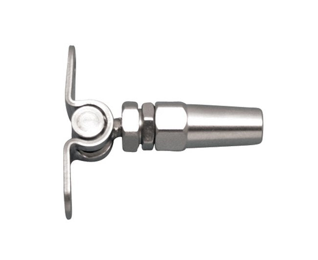 Stainless Steel Quick Attach Wall Toggle - Wire Rope Fitting - Image 1