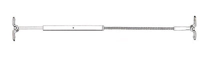 Deck Toggle Smooth Line Turnbuckle - 8" Open, 6-5/16" Closed - Image 3