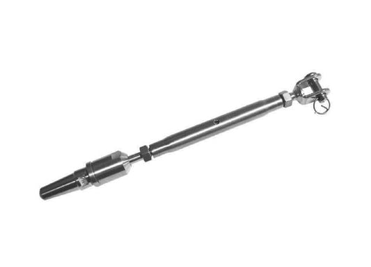 Stainless Steel Jaw & Swageless Turnbuckle T316 3/8" - Image 1