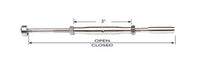 Shortie Button Turnbuckle - Wire Rope Cable Railing Component