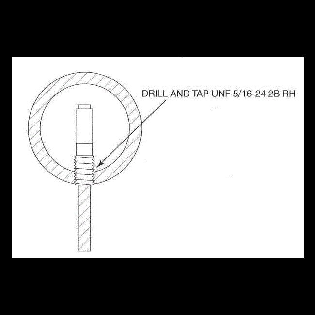 Invisiware Swaging Stud - Stainless Steel Threaded Terminal - Image 3