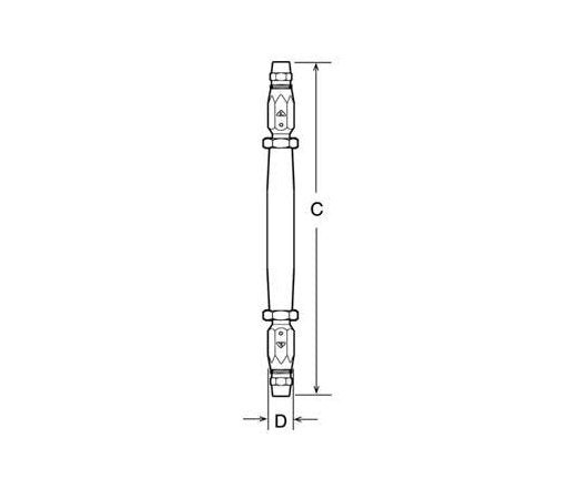 Heavy-Duty Closed Body Turnbuckle - Image 1