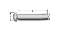 Electroline Architectural Fixed Stud Assembly - Wire Rope Fitting