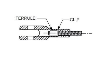 Clip-On Fixed Jaw for Cable Railing - Image 2