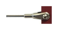 Clip-On Fixed Jaw for Cable Railing