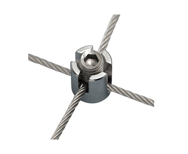 Stainless Steel Surface Mount Cross Wire Clamp - Image 3