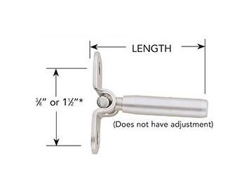 Deck Terminal Hand Crimp with 7/32" Fitting - Image 2