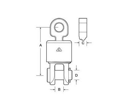 Stainless Steel Life Line Insulator for Wire Rope/Cable - Image 2