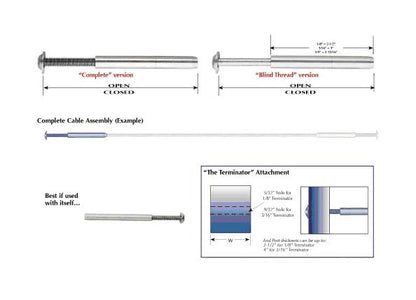 Heavy-Duty Terminator Turnbuckle for Cable Railings - Image 2