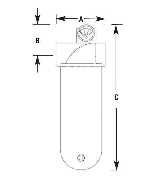 Arrow Pneumatics 1-1/2" High Flow Oil Removing Air Filter - Image 2