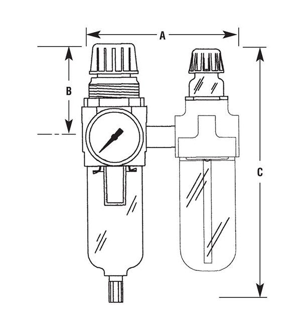 Arrow Pneumatics 1/4 in Pipe Size Lubricator - Image 1