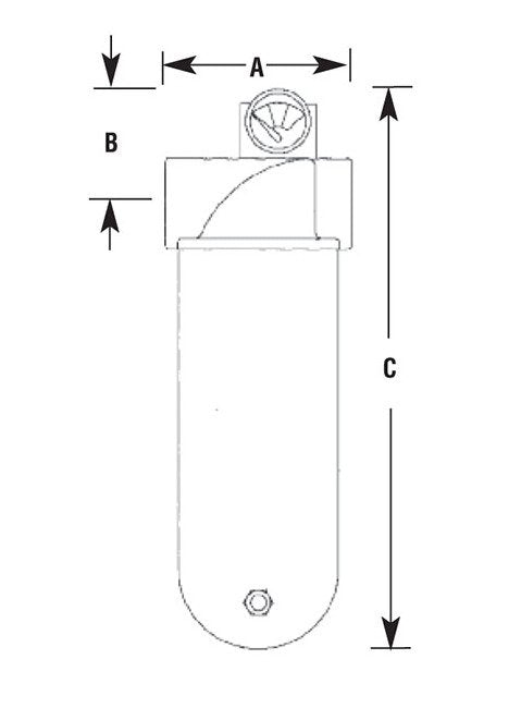 Arrow Pneumatics High Flow 3 Inch Coalescing Air Filter - Image 2