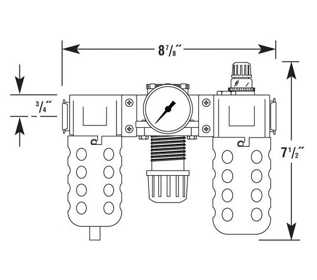 Arrow Pneumatics 1/2in Pipe Size Lubricator - Image 10