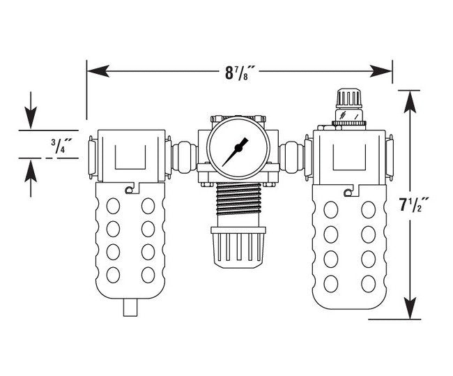 Arrow Pneumatics 1/8 in Pipe Size Lubricator - Image 13