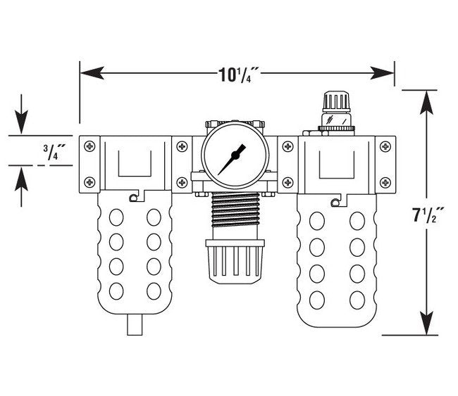 Arrow Pneumatics 1/8 in Pipe Size Lubricator - Image 8