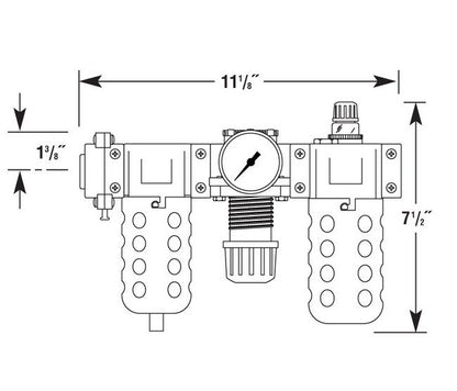 Arrow Pneumatics 1/2 Inch Pipe Size Lubricator - Image 15