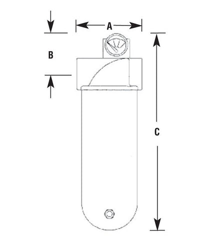 Arrow Pneumatics F4/F5/F6 High Flow Coalescing Air Filter - 1 inch - Image 2