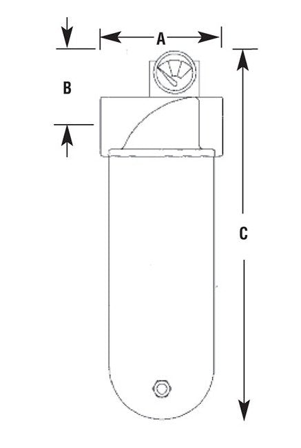 Arrow Pneumatics High Flow Two-in-One Coalescing Air Filter F7 310 scfm - Image 2