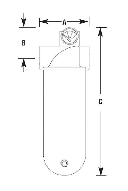 Arrow Pneumatics 2 Inch High Flow Coalescing Air Filter - Image 2