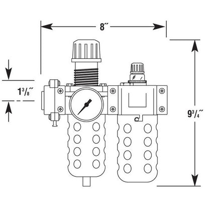 Arrow Pneumatics 1-1/2" Pipe Size Lubricator - Image 16