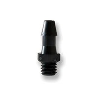 A-R Series 10-32 Size Male Unified National Fine (UNF) Thread and 5/32 Inch (in) Size Polypropylene Standard Single Barb Adapter Fitting