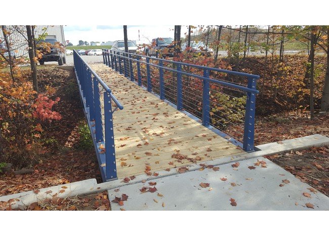 Threaded Terminal Bridge Rail for Cable Railing - Image 2