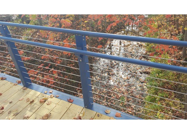 Threaded Terminal Bridge Rail for Cable Railing - Image 1