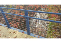 Threaded Terminal Bridge Rail for Cable Railing