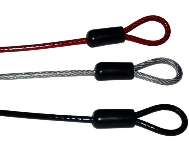Heavy-Duty Security Cable with Dual Loops - Image 1