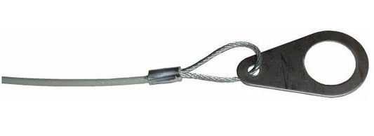 Galvanized Aircraft Cable with Nylon Coating and Custom Fitting - Image 1