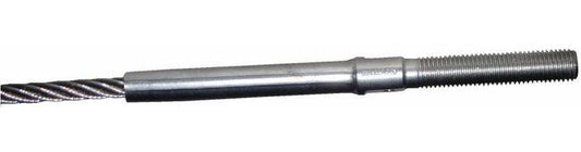Structural Support Threaded Plug Assembly - Galvanized Aircraft Cable - Image 1