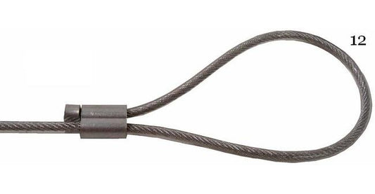 Adjustable Vinyl-Coated Loop-End Cable Assembly - Image 1