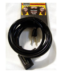 Lexco Coiled Cable Key Lock - 6' 5/16 - White