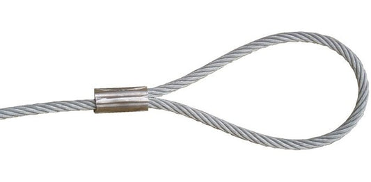 Heavy-Duty Galvanized Steel Sling with Oversized Loop - Image 1