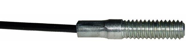 Threaded Plug Cable Assembly with Vinyl Coating & Zinc-Plated Plug - Image 1