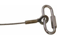 Stainless Steel Aircraft Cable Assembly with Stamped Eyelet and Quick Link