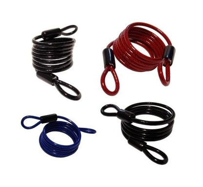 Coiled Security Cable with Dual Loop Ends - Custom Lengths - Image 3