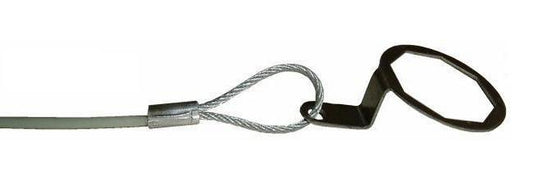Galvanized Aircraft Cable with Nylon Coating and Custom Fitting - Image 1