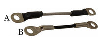 Vinyl-Coated Aircraft Cable with Stamped Eyelets