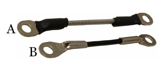 Vinyl-Coated Aircraft Cable with Stamped Eyelets - Image 1