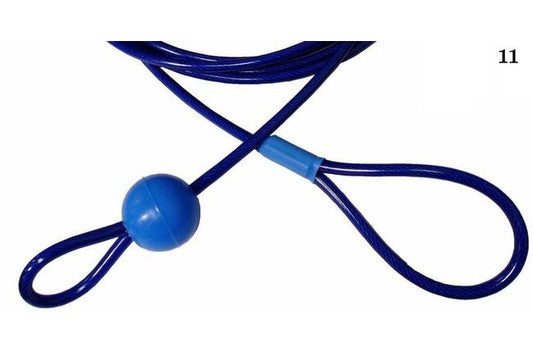 Vinyl-Coated Loop-End Cable Assembly with Custom Sleeves - Image 1