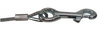Galvanized Aircraft Cable with Vinyl Coating and Snap Hook Assembly