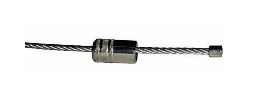 Stainless Steel Aircraft Cable with Threaded Cap & Button Stop - Image 1