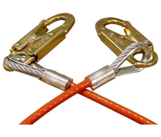 Safety Orange Fall Protection Cable Assembly - Image 1