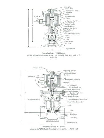 Atkomatic 30400 Series Medium Pressure Solenoid Valve - Image 3