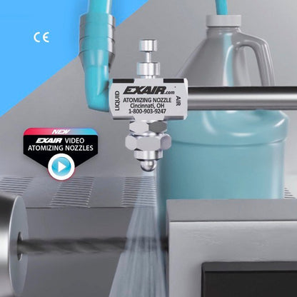EXAIR SR8050SS 1/8 FNPT Siphon Fed Atomizing Nozzle - Image 4