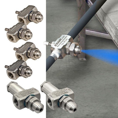 Stainless Steel External Mix Flat Fan Atomizing Spray Nozzle - 1/4 NPT - Image 3