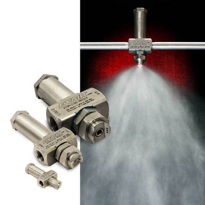 Stainless Steel External Mix Flat Fan Atomizing Spray Nozzle - 1/4 NPT - Image 5