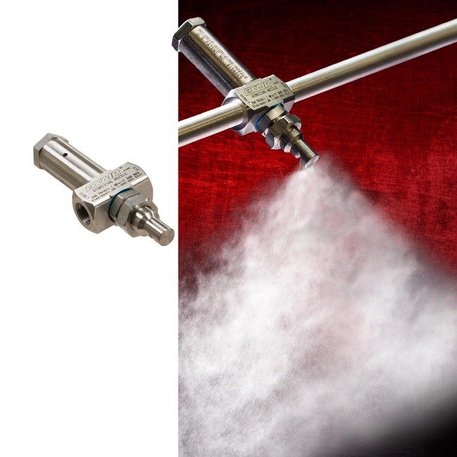 Stainless Steel External Mix Flat Fan Atomizing Spray Nozzle - 1/4 NPT - Image 7