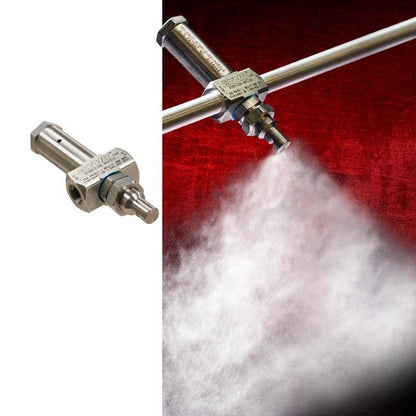 Stainless Steel External Mix Flat Fan Atomizing Spray Nozzle - 1/4 NPT - Image 7